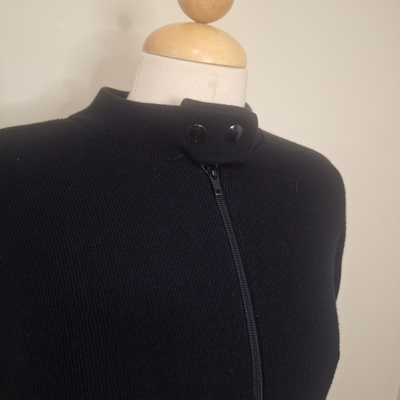 Vintage Daniel Hechter Sport zip Knit sweater SZ M - Picture 3 of 8